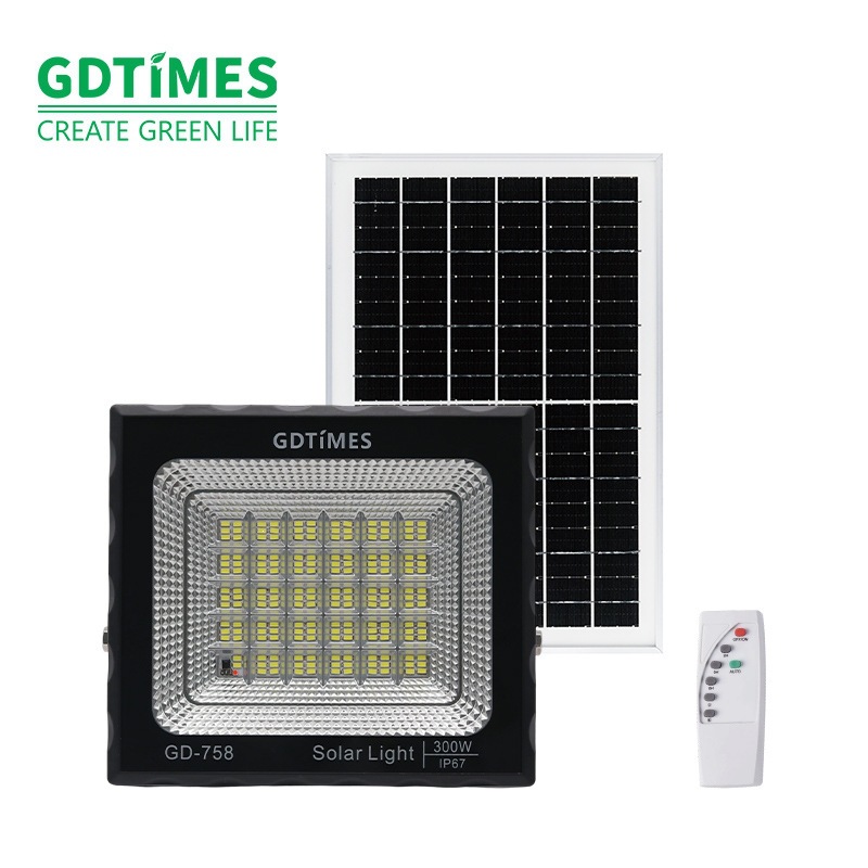 GDTIMES lámpara de proyección solar para patio al aire libre impermeable LED control remoto inteligente iluminación de soporte fijo image 7