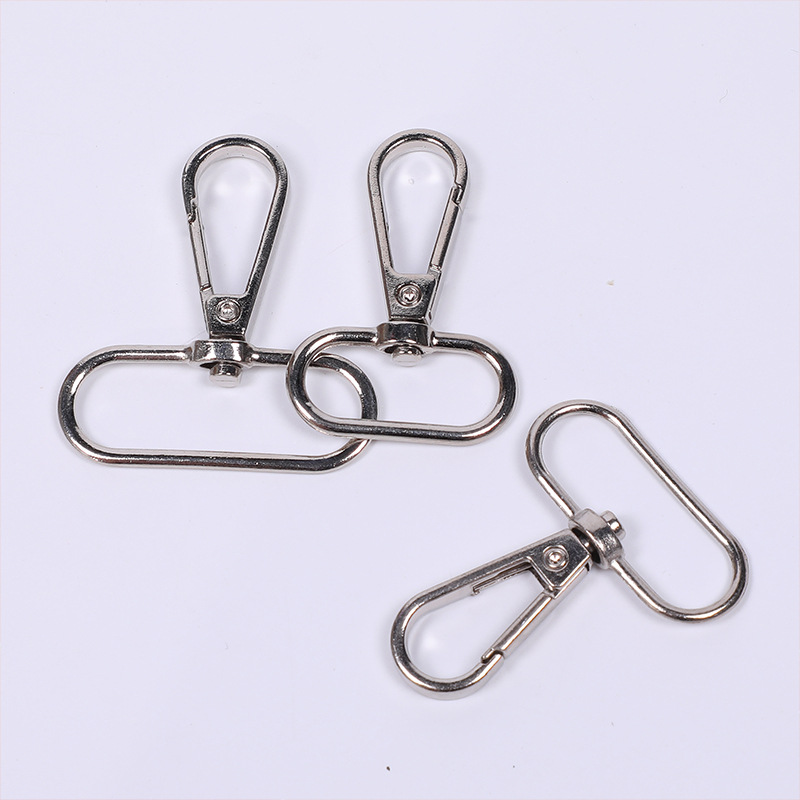 Botón giratorio de gancho de cola, bolso, llavero de cadena, botón de metal, ropa, accesorios de maletas, ajuste de botón de aleación image 4