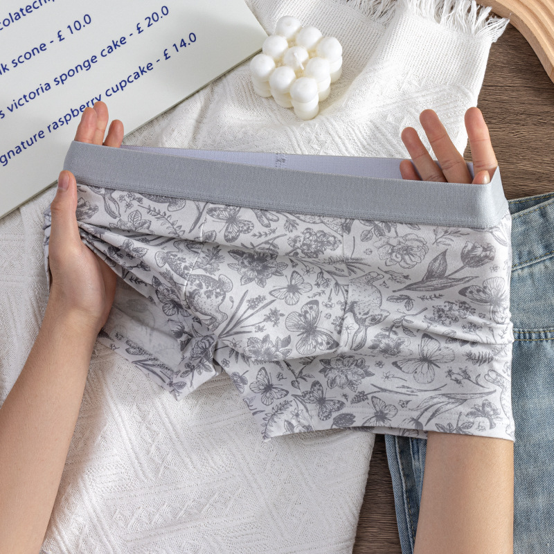 Pantalones de algodón para hombres, seda de morera 7A, entrepierna, cintura transpirable, pantalones de hombre, fábrica al por mayor