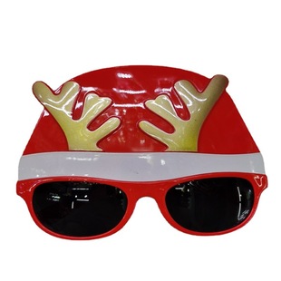 Festival Creative Decorative Glasses Frame Christmas Hat Antler Glasses Party Party Photo Decoration Props Makeup Costumes