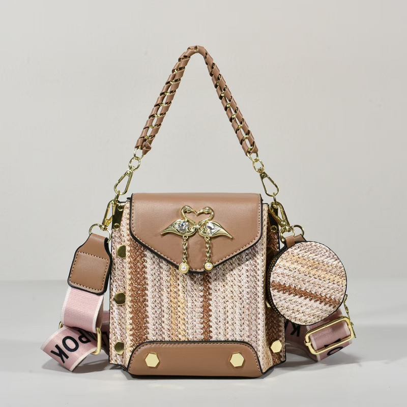 Bolsas de moda de verano versátiles 2025, nuevas bolsas de hombro, bolsas de mochila de damas, bolsas transfronterizas