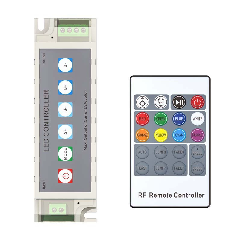 Wireless controller, colorful industrial light strip, 20 keys