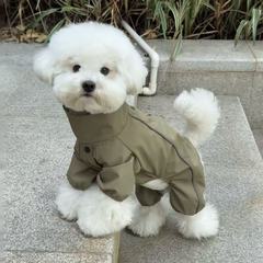 狗狗衣服春秋新款冲锋衣洋气帅气宠物比熊法斗泰迪小型犬玩具熊