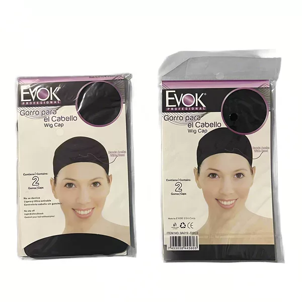 2-Pack Evok Paper Card Wig Net Wig Cap Hair Cap Silk Hair Cap Wig Cap