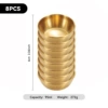 Gold 8pcs [8.2cm plate]