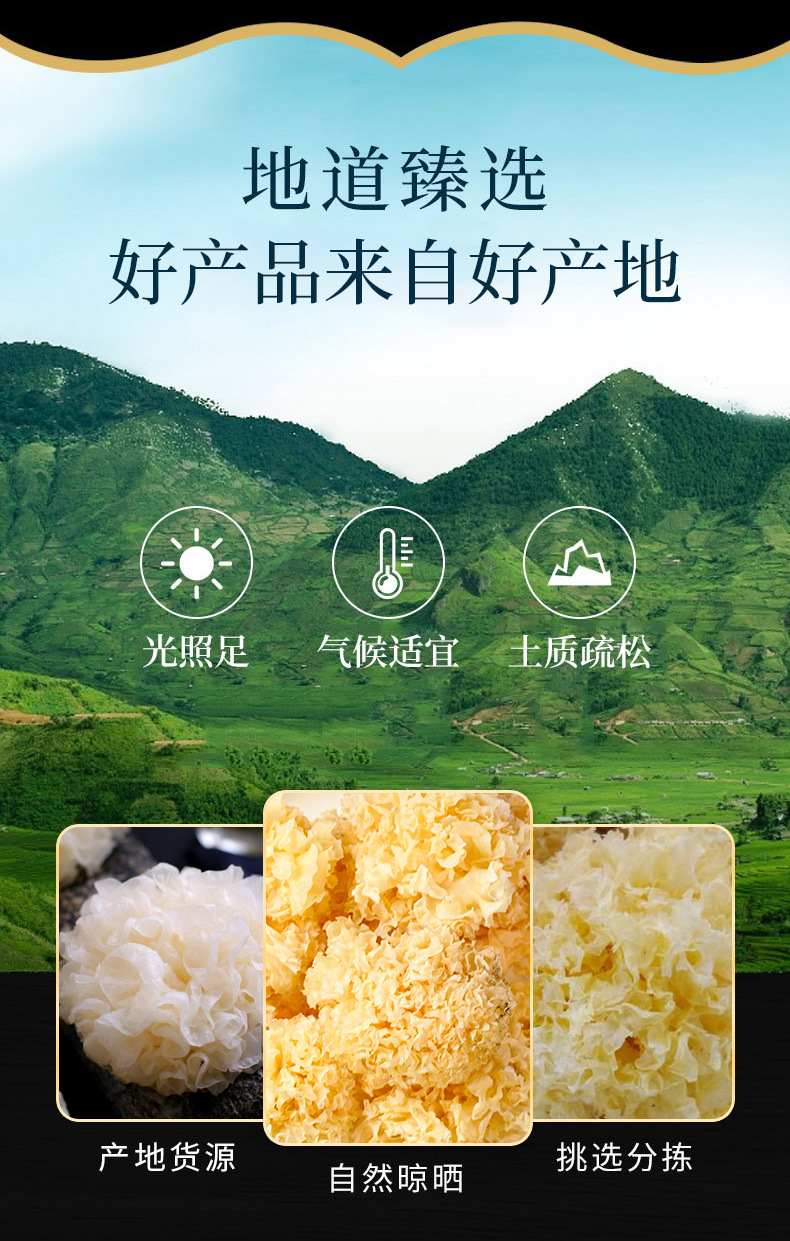 Silver Ear Mushroom (Tremella fuciformis) — Dried Snow Fungus for Soup & Congee overview