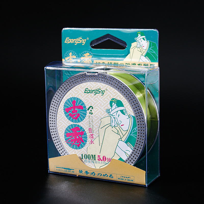 Fiduo equipo de pesca resistente al rizado Yoshisui 100m línea de pesca principal línea de pesca de seda original línea de pesca de seda original japonesa