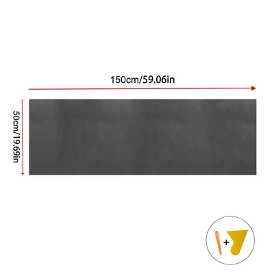 Car interior film, Interior Jewelry - suede-gray