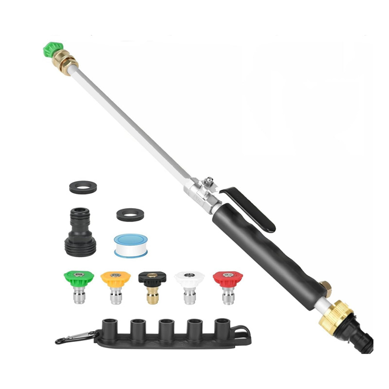 Changgan Shuǐqiāng – High pressure car wash water gun Washer Gun Car - 5-nozzle-water-gun-black