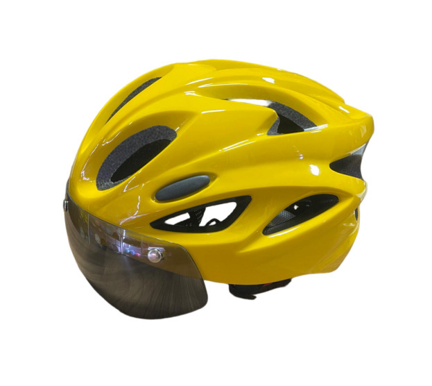 工場卸売自転車マウンテンバイクロードバイク新しいサイクリングヘルメット磁気ゴーグル一体成型ヘルメットテールライト|undefined