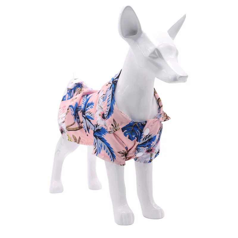 Новая одежда для домашних животных летняя тонкая рубашка для собак с короткими рукавами и двуногой одеждой рубашка с ананасом для маленьких собак и кошек