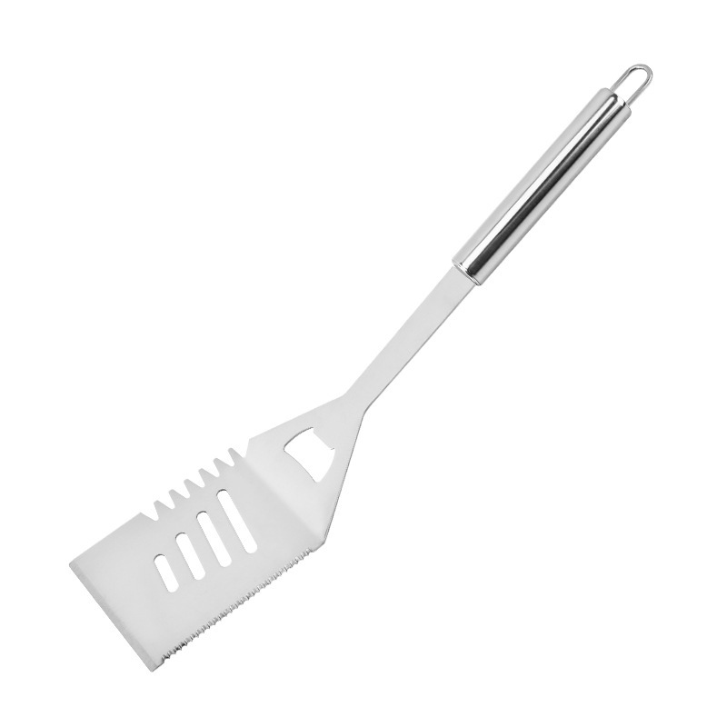 Tubo pequeño mango tenedor horquilla broy tenedor de maíz condimento botella de barbacoa Oxford 420 acero inoxidable conjunto de herramientas de barbacoa