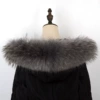 Raccoon light gray*14*75 fur collar
