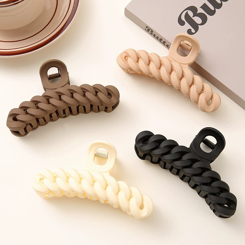 Big crab pin, hairgrip, shark, hairpins, hair accessory, South Korea, simple and elegant design, high-quality style