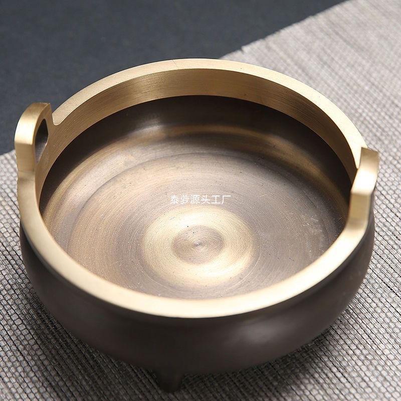 家庭用屋内大小観音と富の神を祀る純銅製のお香立て、仏殿用のお香立て、富と宝を引き寄せるアロマテラピー炉|undefined