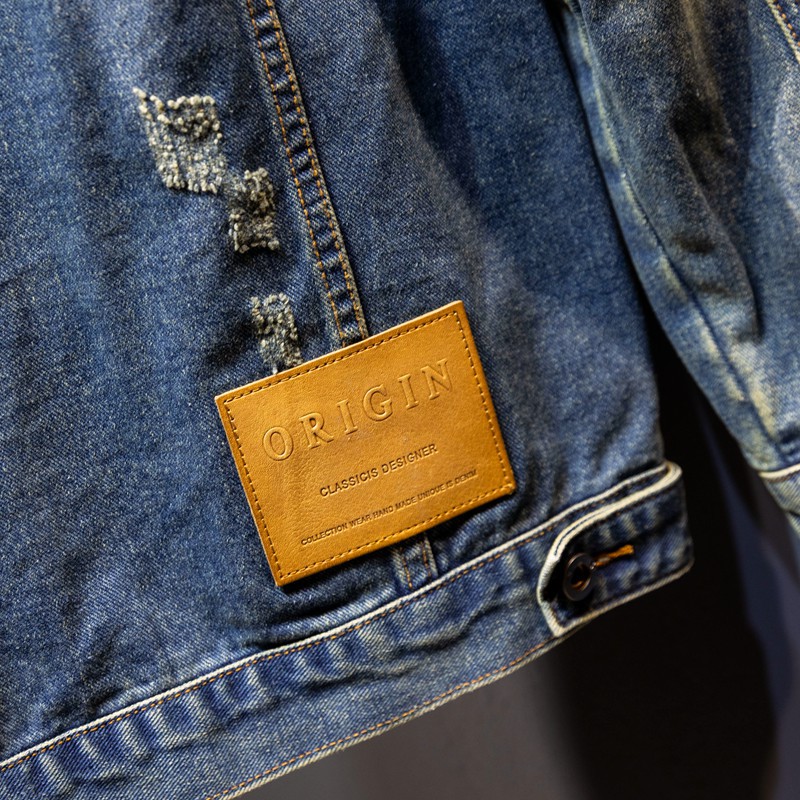 2023 primavera nueva ropa de abrigo de mezclilla de los hombres jóvenes abrigo de mezclilla chaqueta guapo superior ropa de los hombres de moda coreana