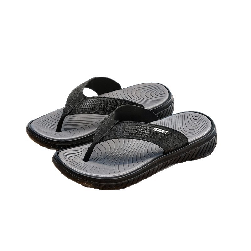 Herren Strandsandalen Mit Dicker Sohle Rutschfest Für Den Sommer_voghion.com