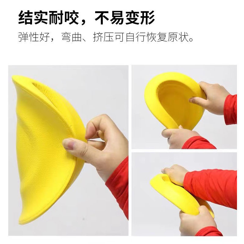 Fabricante de juguetes de mordedura de perro en stock Eva perro mordedura bola molar juguete suave mordedura-resistente Eva perro tirón