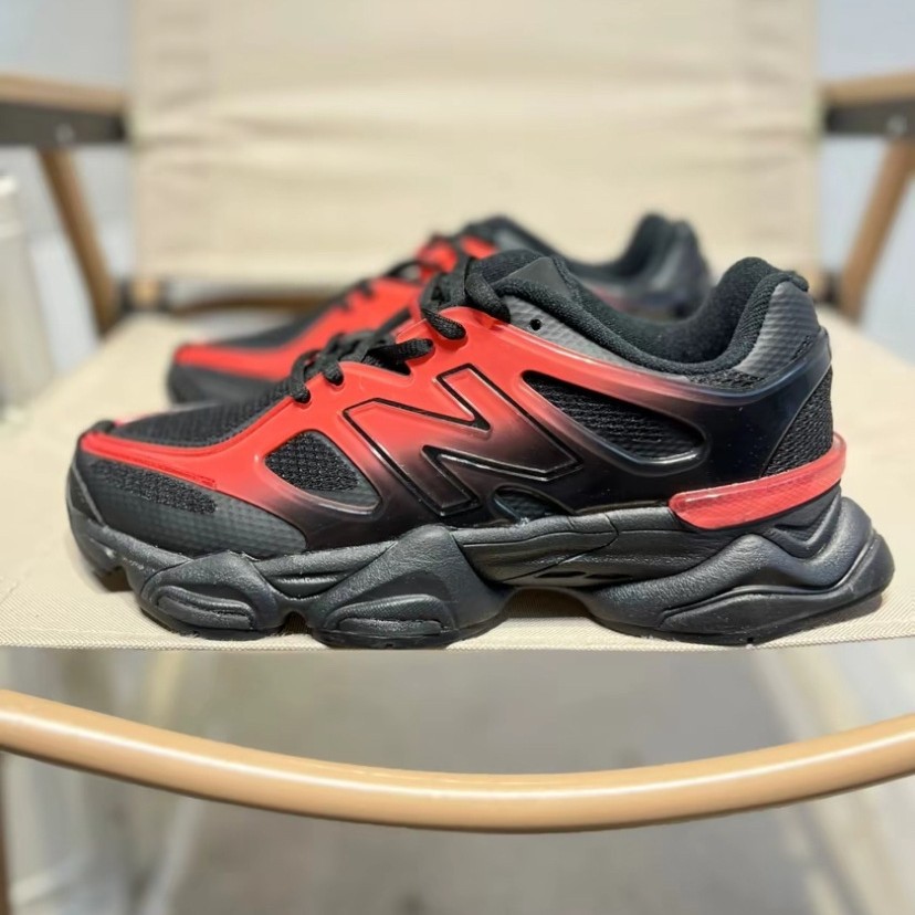 跨境外贸新配色NB9060渐变红舒适百搭低帮生活休闲复古运动鞋男款