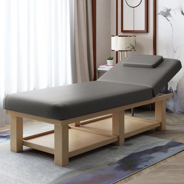 Fábrica directa cama de belleza de madera sólida sala de belleza multifuncional con agujeros de moxibustión cama de fisioterapia cama de masaje de belleza cama de masaje image 11