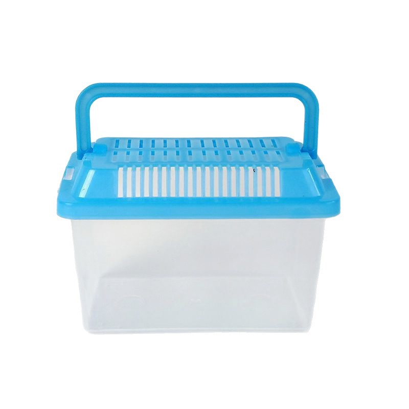 Pecera Mini con Tapa para Tortugas de Plástico Transparente, Con Tapa, para Sala de Estar image 5
