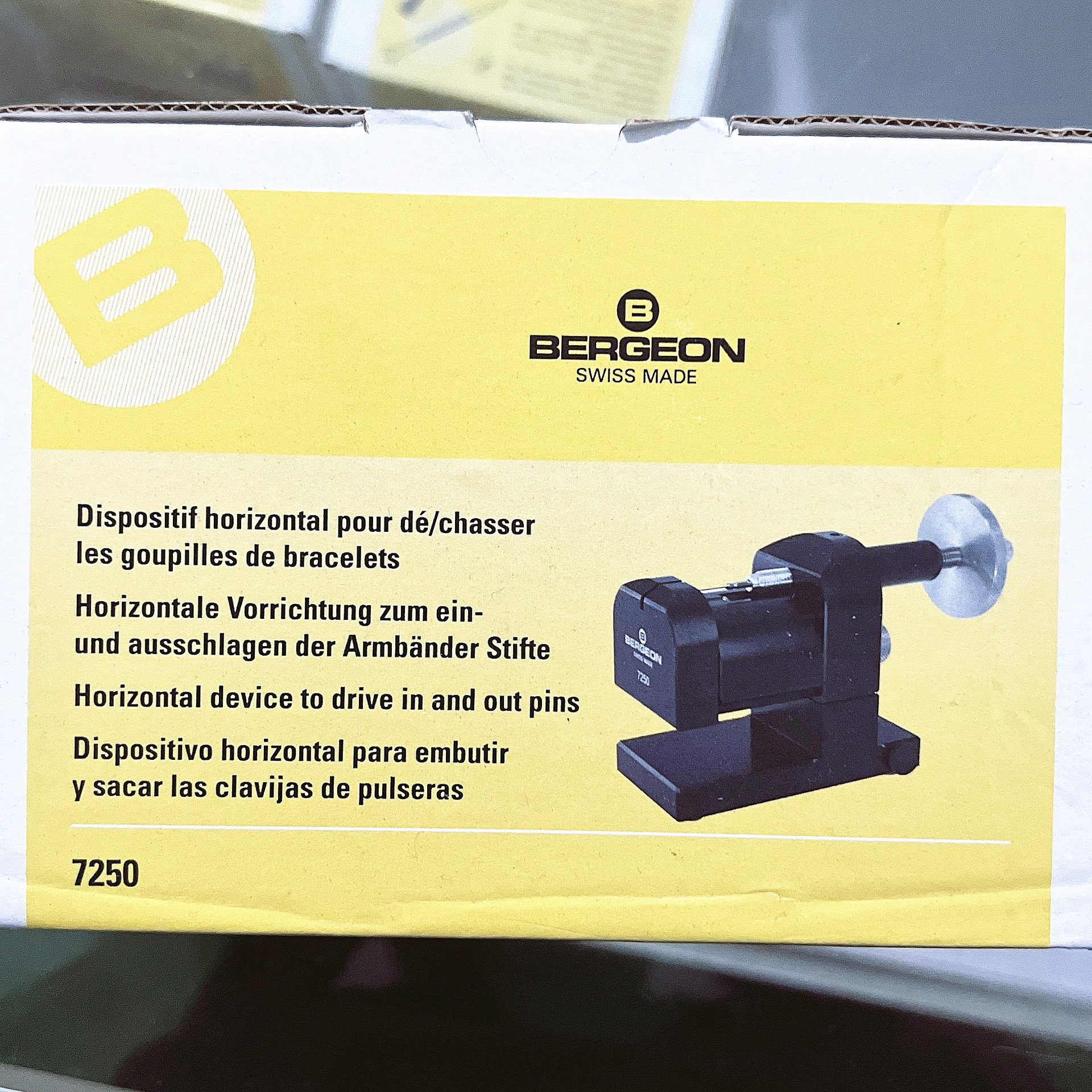 修表工具 瑞士博格BERGEON 7250拆表带表节 钟表维修工具