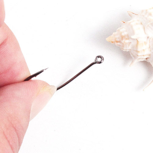 wacky Wiki fishing group fish hook wholesale 8003 high carbon steel inverted hook noodle worm fish hook sea fishing soft worm fish hook