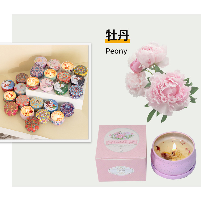 Flores secas, velas de aromaterapia, recuerdos de boda, fragancias, día de San Valentín romántico, regalos de cumpleaños, velas de soja, adornos para el hogar