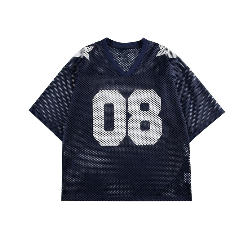 Digital series graphic print rugby style V-neck t-shirt for adults, breathable, quick-drying, comfortable and skin-friendly Digital series graphic print rugby style V-neck t-shirt for adults, breathable, quick-drying, comfortable and skin-friendly