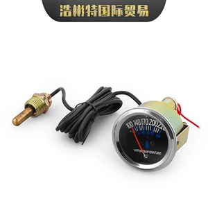 12V Car Modified 2-Inch 52mm Mechanical Water Temperature Gauge 38-104 ℃ /100-250 ℉   Npt 1/2