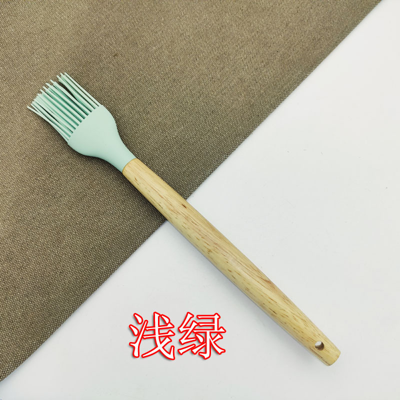 cepillo de silicona cepillo de madera cepillo de horneado cepillo de barbacoa cepillo de cocina cepillo de cocina frito asado escoba de aceite