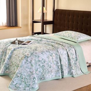 2025 New 50-Count Tencel Soft Mat Direct Sale Summer Cool Double-Sided Tencel Mat Three-Piece Set Wholesale