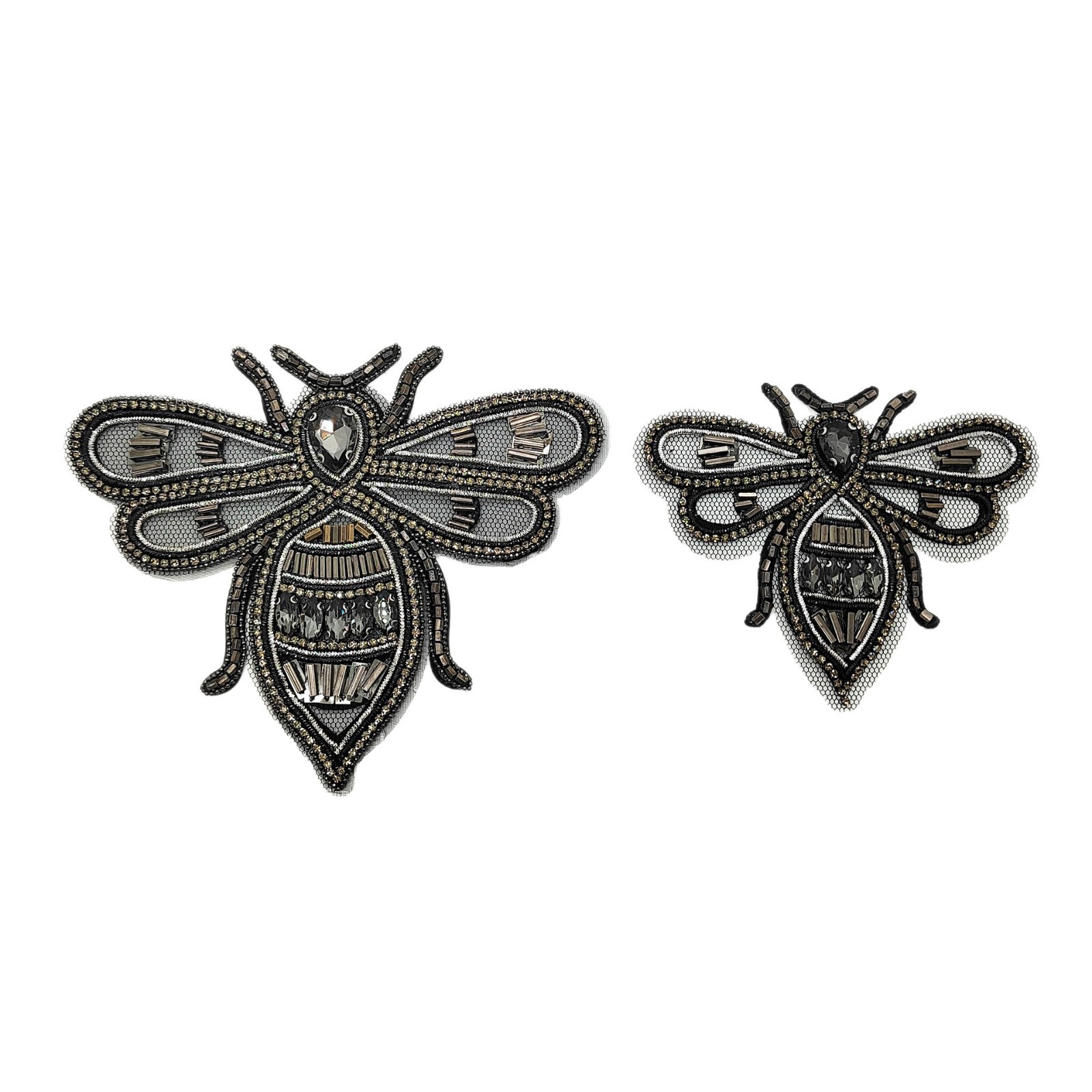 Broches de seda indios vintage hechos a mano con diseño de abeja reina, superventas transfronterizos, accesorios DIY para zapatos y sombreros, accesorios para el cabello para ropa y vestidos, accesorios para el cabello. image 6