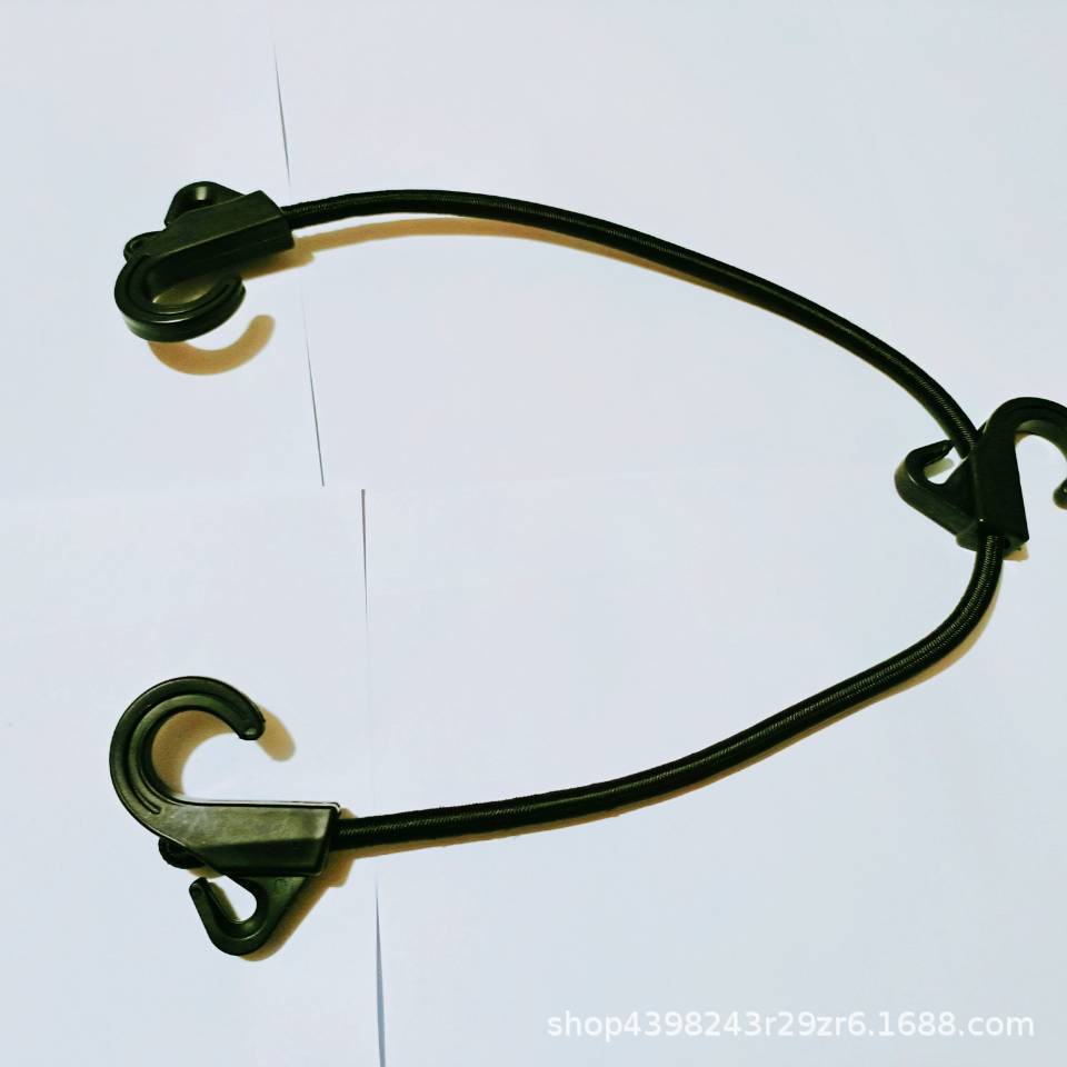 上海货物捆绑弹力行李绳摩托车电动车松紧绑带带钩弹力扎捆绳三个