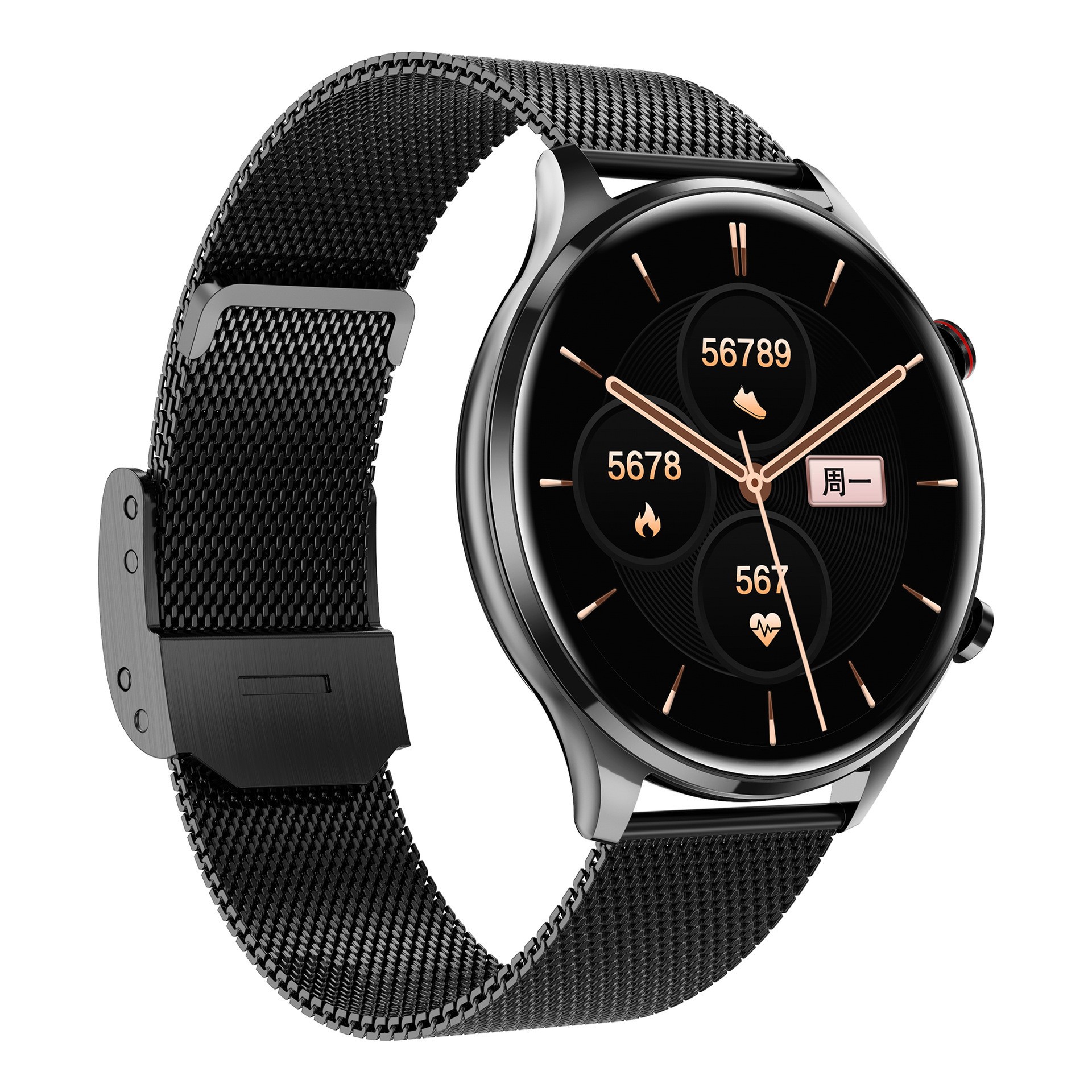 Transfronterizo dedicado Huaqiang Norte reloj inteligente caliente llamada Bluetooth Frecuencia Cardíaca monitoreo de la presión arterial oxígeno en la sangre temperatura corporal ejercicio fuera image 8