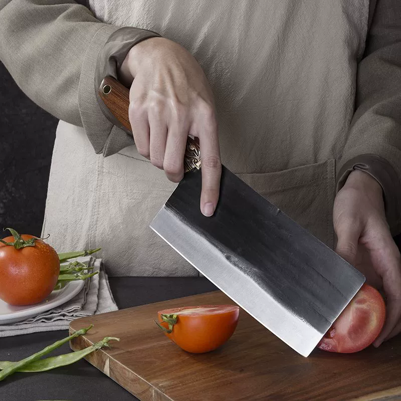 Новый кухонный нож ручной чистый резной кухонный нож шефа специальный нож, быстрая резка, двухназначный резка мяса и нарезка