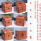 Luban craft five elements Zhuge Machine box Myanmar huanghuali Myanmar flower mortise storage box