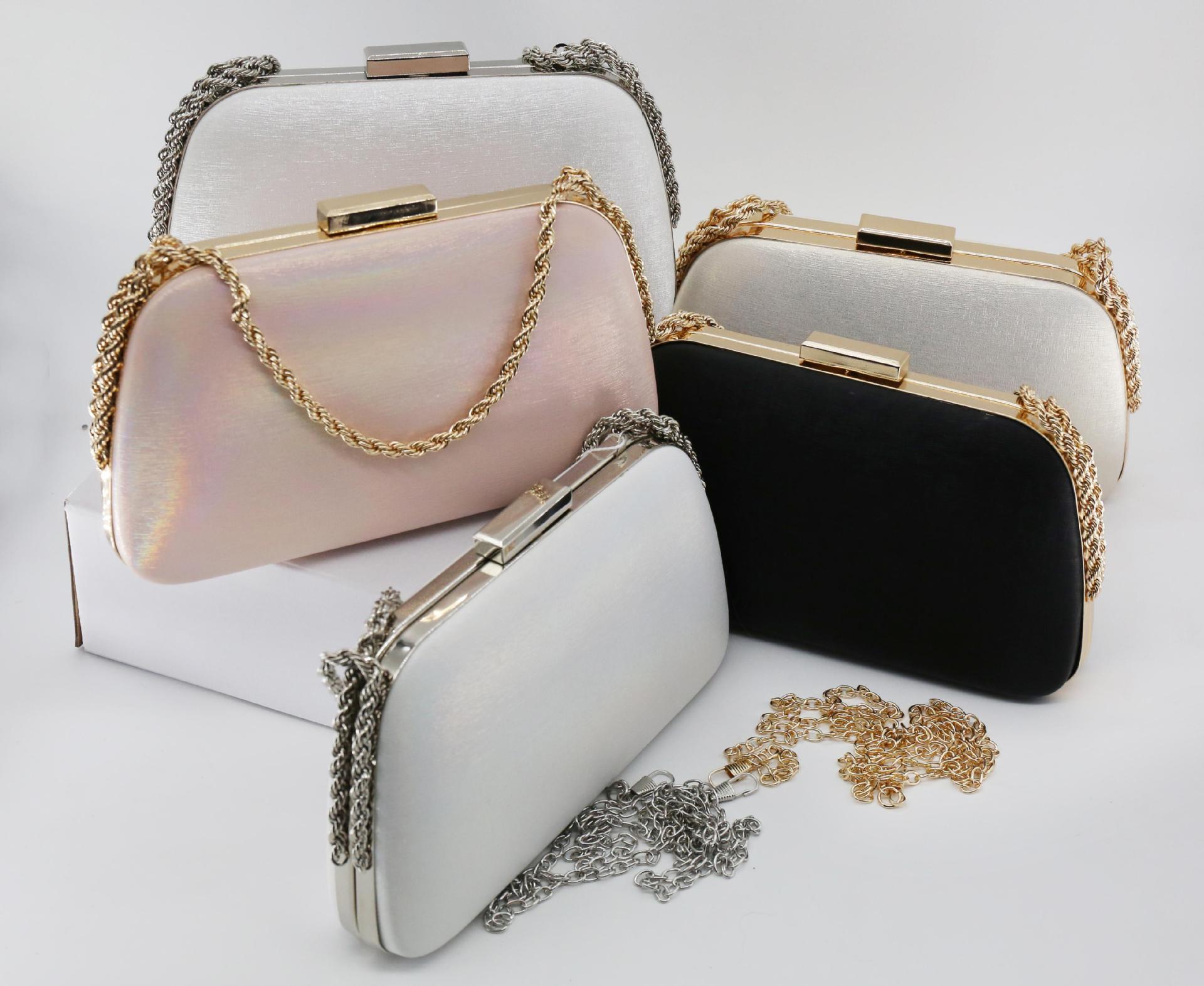 2023 European and American Evening Bags, Niche Design Crossbody Chain Bags, Clutch Cross-Border Evening Bags, Simple and Versatile Handbags