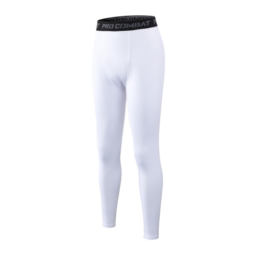  Men's Running Training Basketball Quick-Dry Yoga Pants High-Elastic Sweat-Wicking Compression Tight Sports Leggings