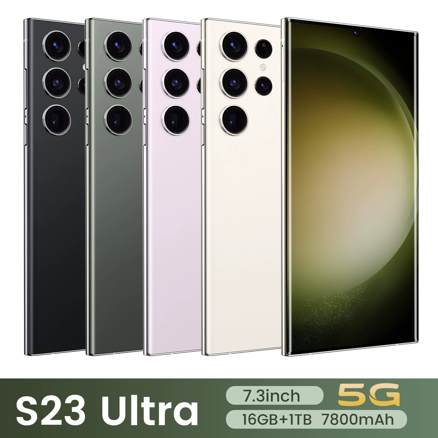 Заводской магазин S23 Ultra Cross-Border 7,3-дюймовый смартфон 4G Android 3+64 Источник Завод Внешняя торговля