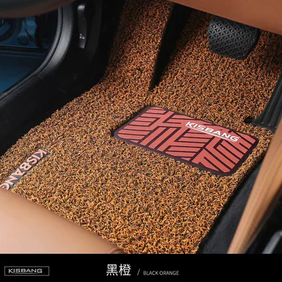Universal Foot Pad, for the driver's side and passenger - drivers-seat-pure-enjoyment-series-black-and-orange