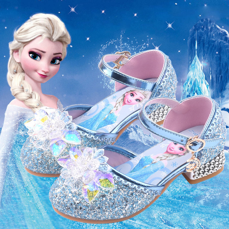 New Girls' single-layer shoes little girl crystal shoes western style children's high heels catwalk show flower children's shoes dress leather shoes New Girls' single-layer shoes little girl crystal shoes western style children's high heels catwalk show flower children's shoes dress leather shoes