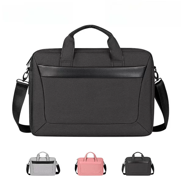 Wholesale shoulder portable laptop bag waterproof briefcase 131415.6 inch men and women can print logo