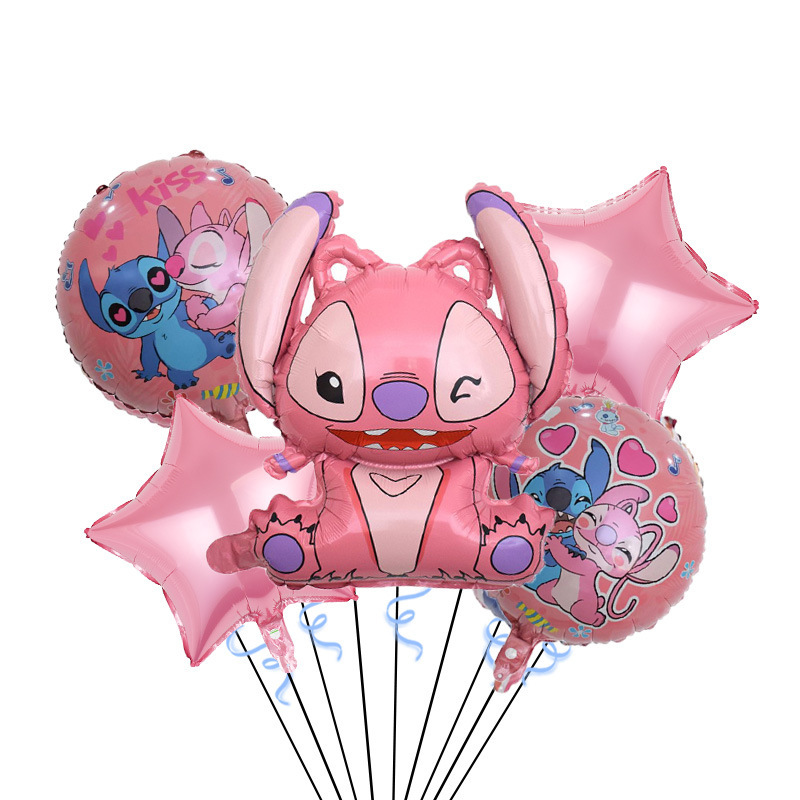 Dibujos animados de dibujos animados estrella de dibujos animados bebé puntada globo traje de juguete para niños decoración de fiesta de cumpleaños globo