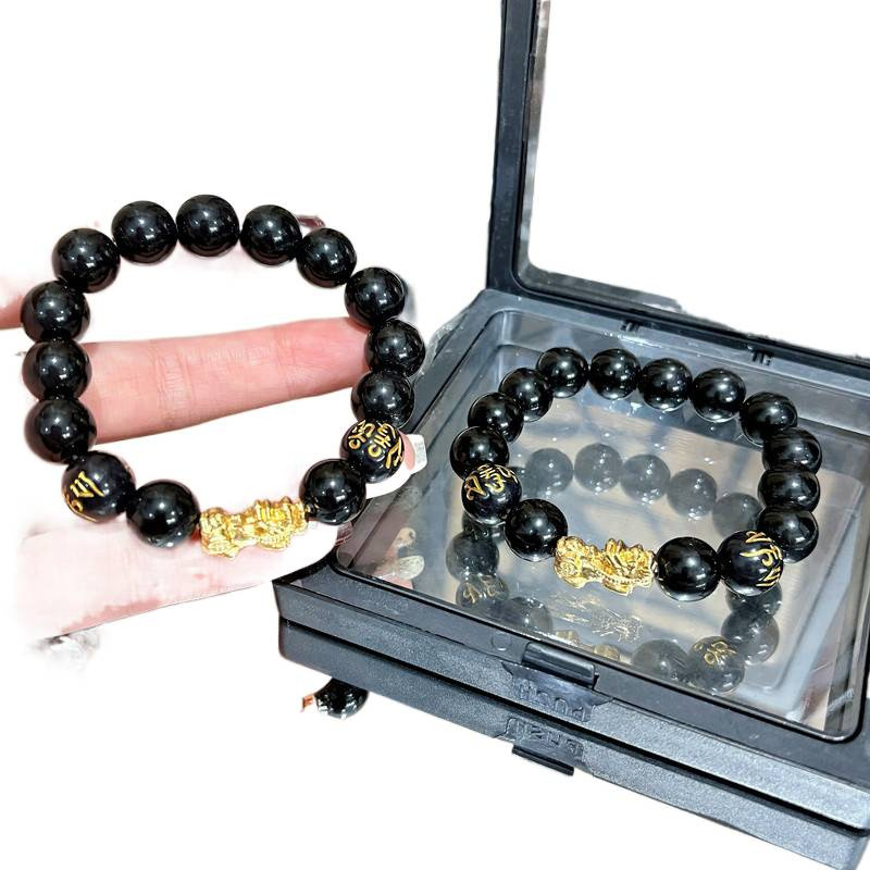 Brazalete de seis caracteres para hombres, brazalete de seis caracteres para hombres, cuentas de seis caracteres