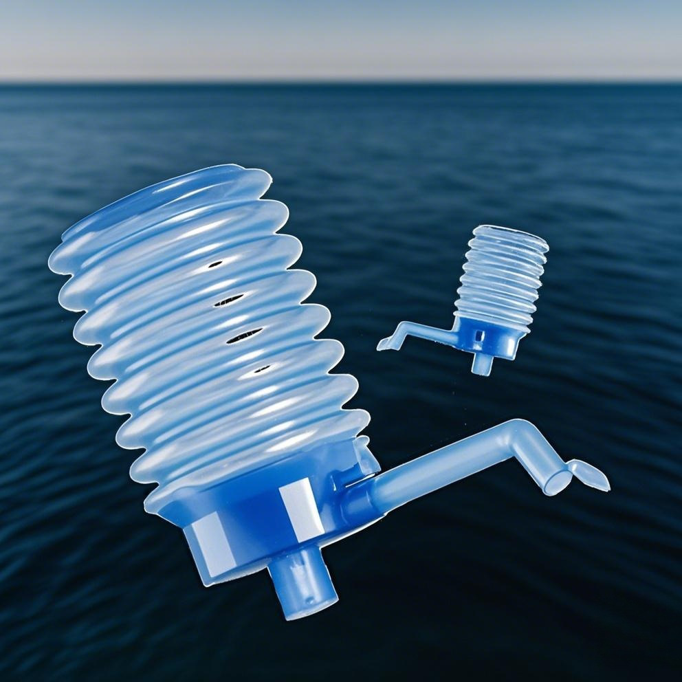 전기보다 편리함] 물 배출 + 흡입丨ARS 감지 - 작은 물병용: 작은 크기로 천천히 물을 배출 [파란색] 1개