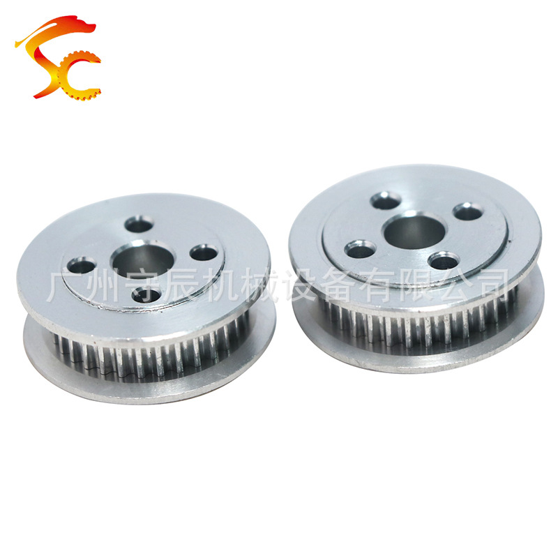铝合金滚齿加工 同步皮带齿轮 S2M 32齿 内孔8/6 齿面5 氧化本色