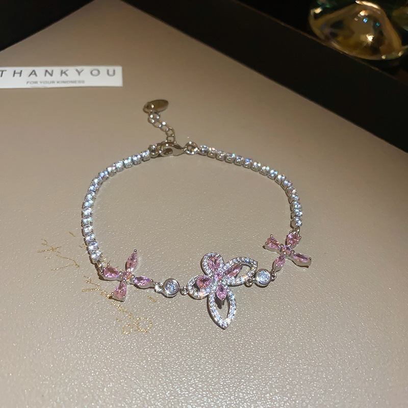 22 # Pulsera-Plata-Rosa