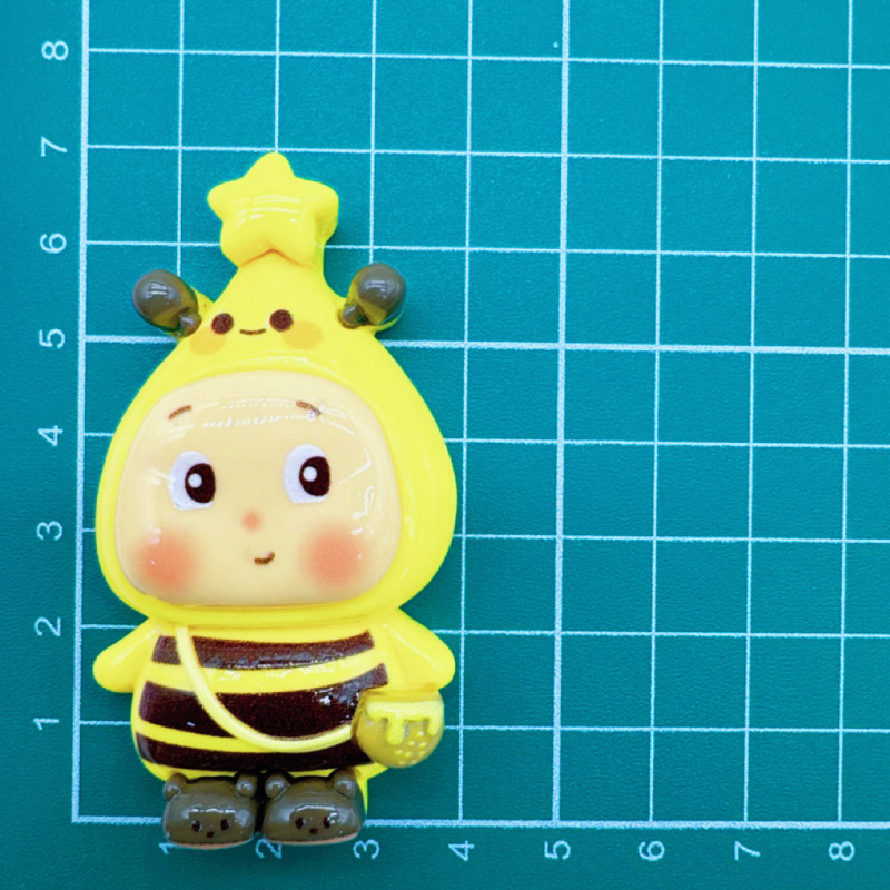 卡通星星人可爱公仔diy奶油胶钥匙扣发夹手机壳冰箱贴配件批发|undefined