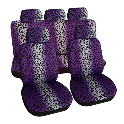 Digital Printing All-Inclusive Car | Universal seat cover - purple-five-seats-universal